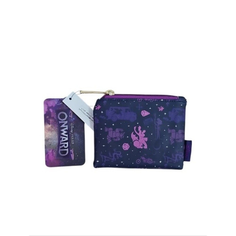 Loungefly Disney Pixar Onward Zip Coin Purse Wallet NWT Fantasy Adventure Rare